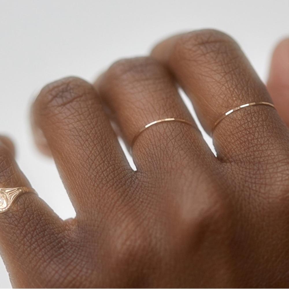 2 Catbird Threadbare Stacking Rings